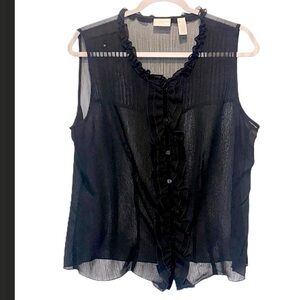 Covington‎ black shear top xl 18